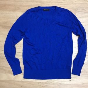 Royal Blue Crew Neck Sweater
